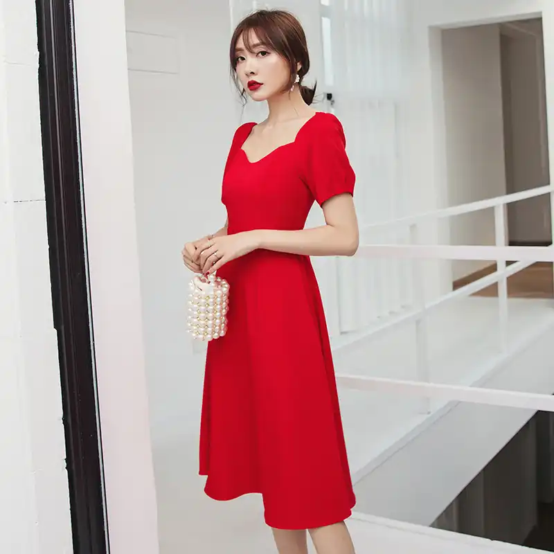 aliexpress red dress