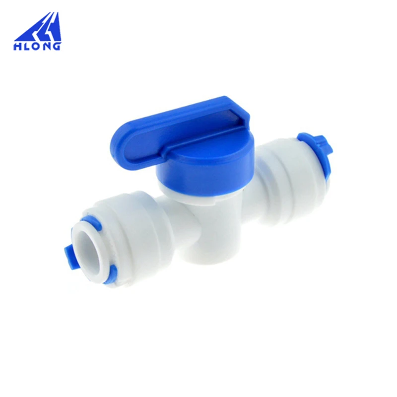 RO прямой 1/4 &quot3/8&quot дюймовый OD шланг быстрое соединение Регулировочная арматура