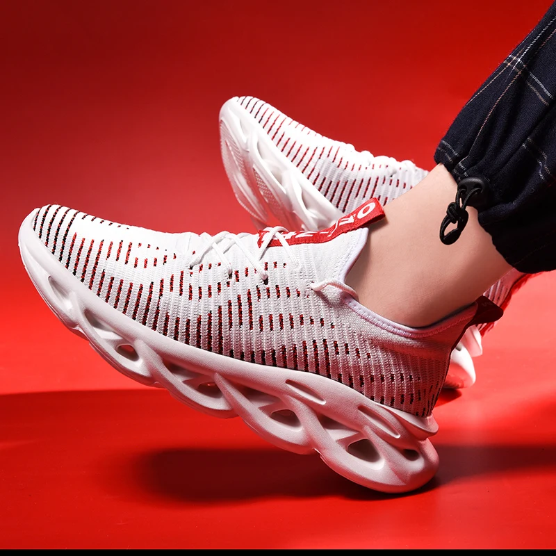 

Autumn in 2019 korean version breathable net red tide shoes men white platform designer sneakers vulcanized casual shoes men