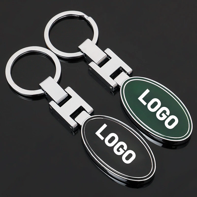 3D Metal Car Key Ring For Land Rover Range Discovery 3 4 Guardian Freelander 2 Evoque Emblem Keychain Auto Accessories | Автомобили и