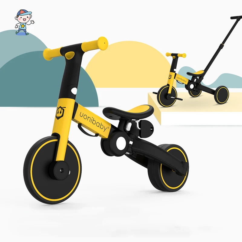 Складной детский трехколесный велосипед Babyinner 5 в 1 Детские Прогулочные коляски