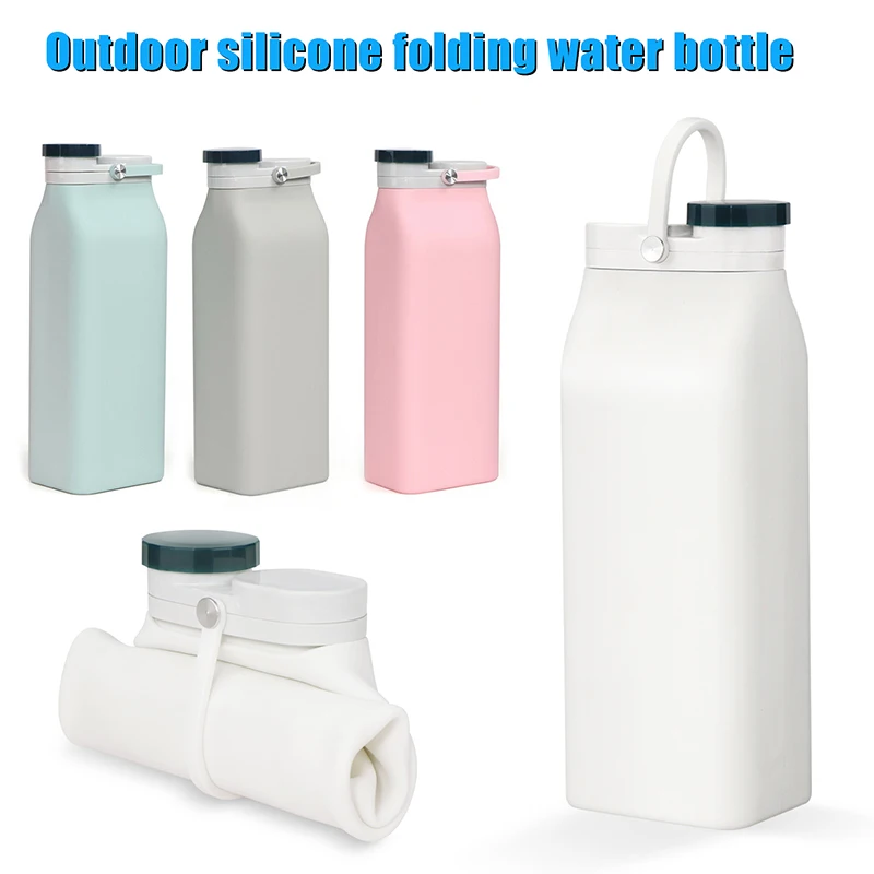 

600ml Outdoor Silicone Collapsible Cup Tourism Tourism Supplies Sports Bottle J99Store