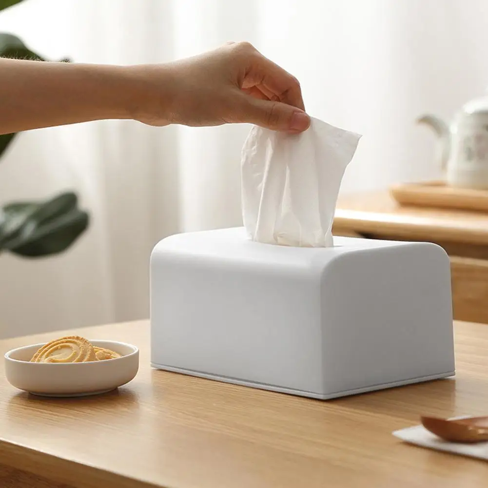

S/L Home Tissue Box Tissue Storage Boxes Car Napkins Holder Case Tissue Holder Office Home Storage Organizer Kitchen Holder