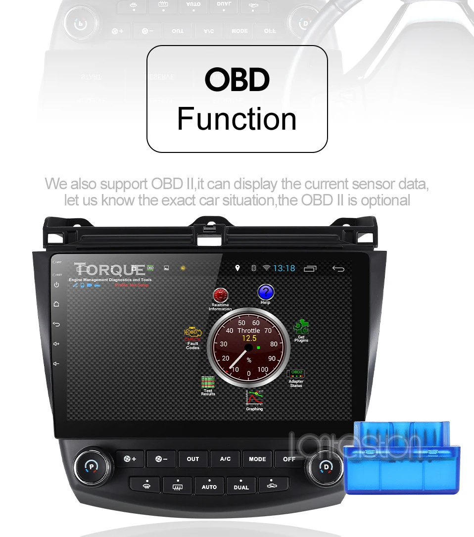 Excellent DSP 2+32Gandroid 9.0 car dvd gps navigation player for Honda Accord 7 2003-2007 car radio video player gps navigation car stereo 9