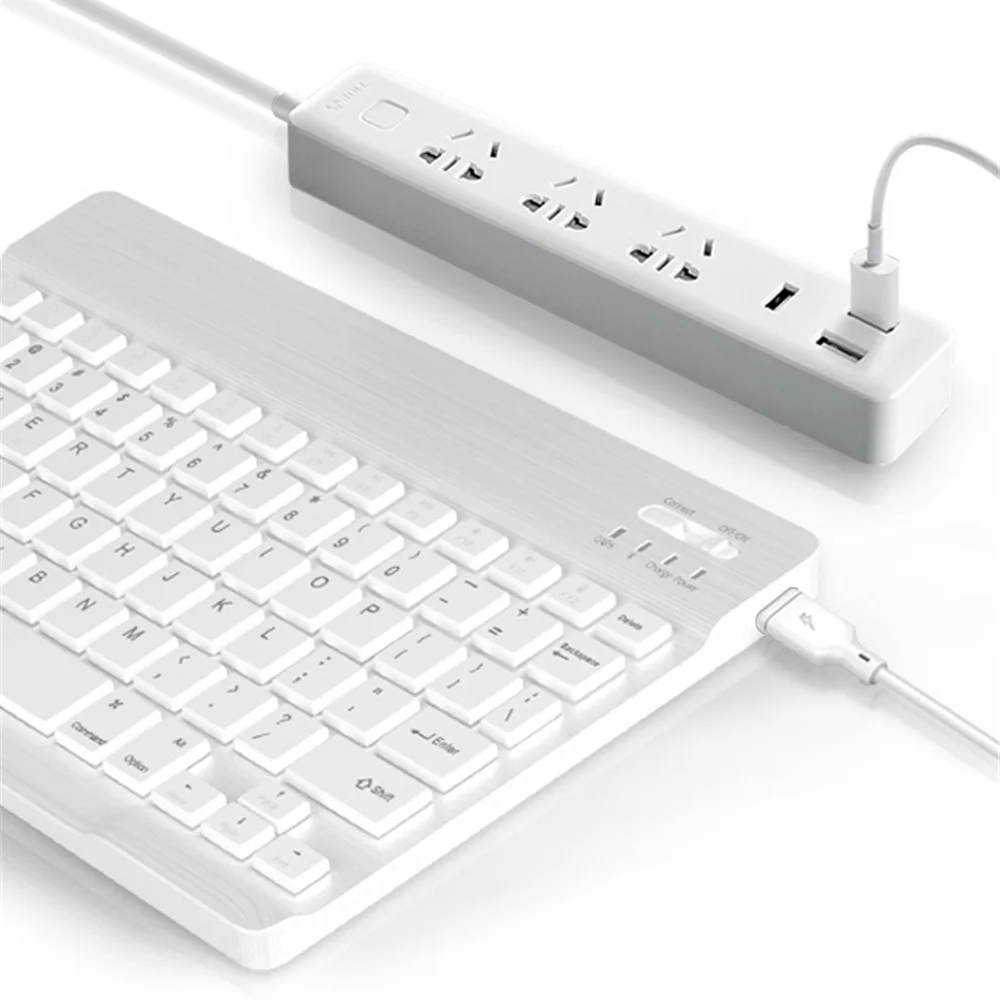 English-w Русская испанская 1" Bluetooth клавиатура для iPad Pro 11 12,9 10,5 Air 3 10,5 Mini 5 3 4 для iPad клавиатура беспроводная Teclado - Цвет: English-w