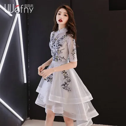 

Banquet Small Evening Dress Women's 2019 New Style Spring Chinese Style Retro Cheongsam Dress Chinese-style Classical Elegant