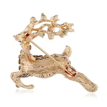 Стиль Европа и Америка Мода мультфильм Рождество брошь «олень» Универсальный Рождественский подарок