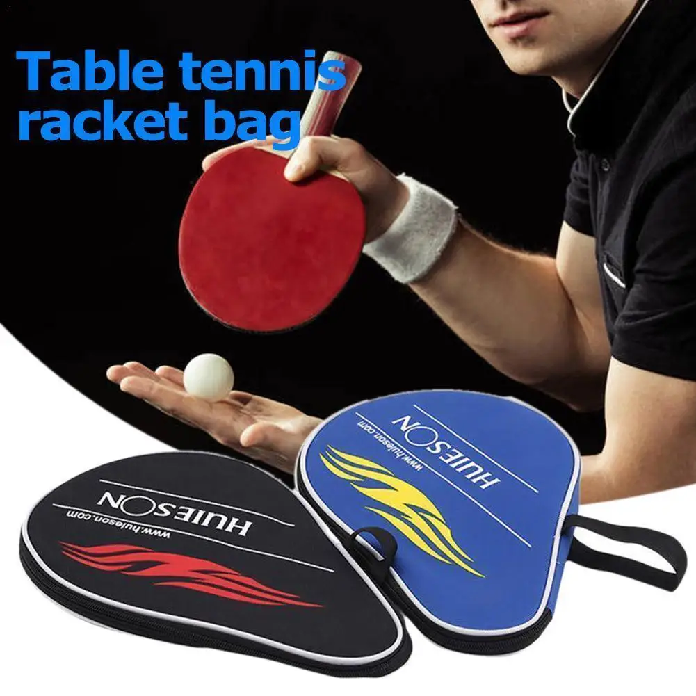 Sports Table Tennis  Pong Paddle Cover Racket Bag Training Case Ball Bag 