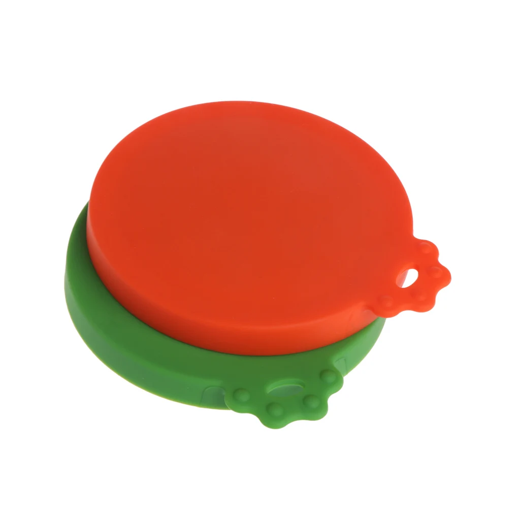 

Pet Food Can Cover Silicone Dogs Cats Storage Tin Cap Lid Reusable Random Color Drop Ship Support