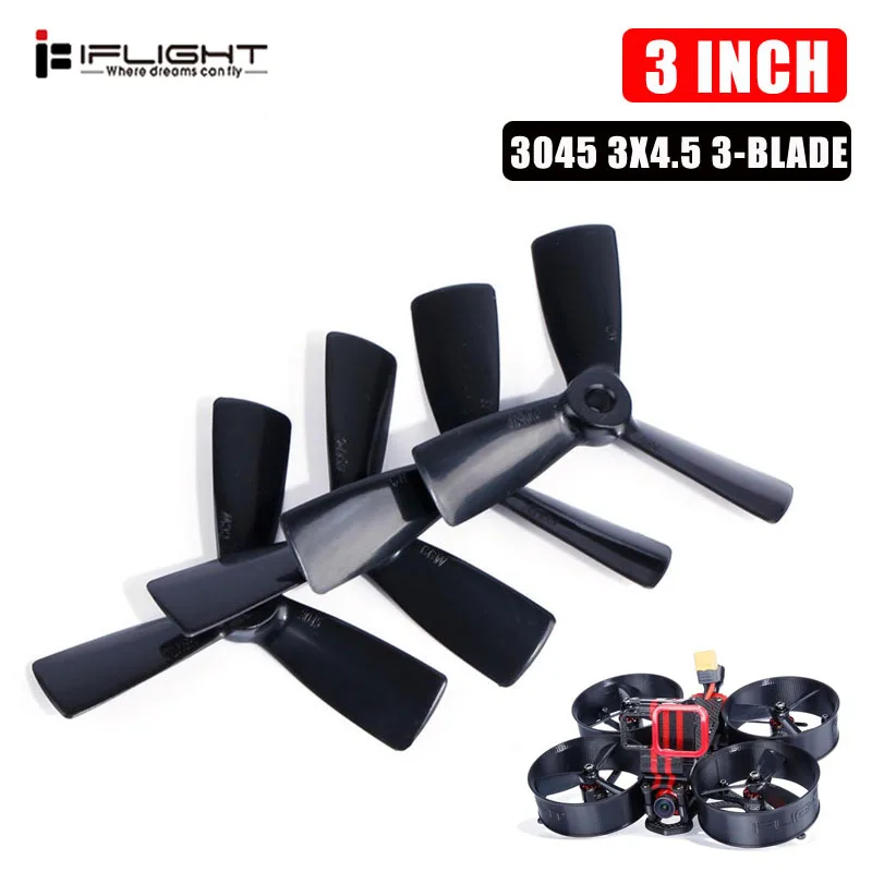 

Newest iFlight MegaBee V2 Parts 3045 3x4.5 3 Inch 3-Blade Propeller for RC Drone FPV Racing DIY Accessories