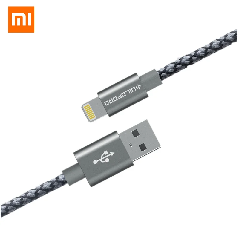 MI Mijia Guildford USB Charging Cable For Apple iPhone X 8 7 6S Plus Charge Line iPod iPad 2.4A Mini Fast Data | Обустройство дома