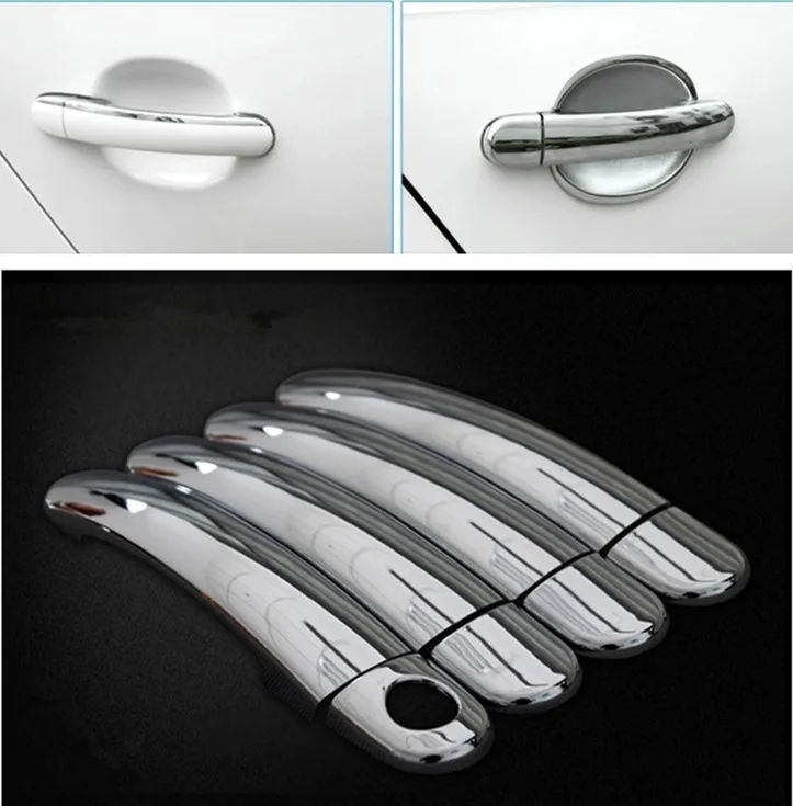 Для Volkswagen VW Tiguan 2009 2010 2011 2012 2013 2014 новая хромированная крышка для боковой дверной