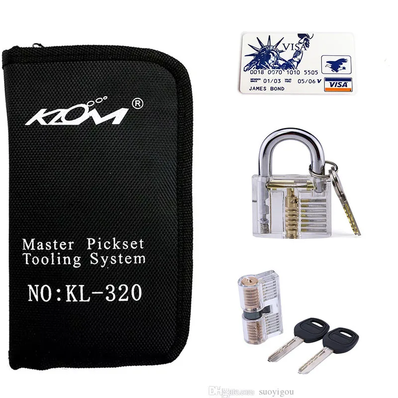 

Free Shipping Original KLOM 32 pcs Lock Pick Tool Superior Pick Set Locksmith Tools
