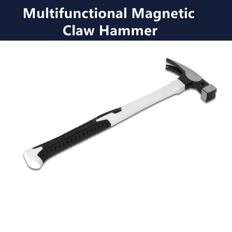 1PCS Magnetic Claw Hammer for Woodworking Automatic Nail Suction Multifunction Non-slip Shockproof Steel Hand Tool | Инструменты