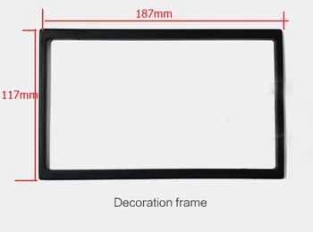 

car frame for Universal 2 Din auto radio / android player Frame Retrofitting decorative framework 178 x 102mm panel No gap