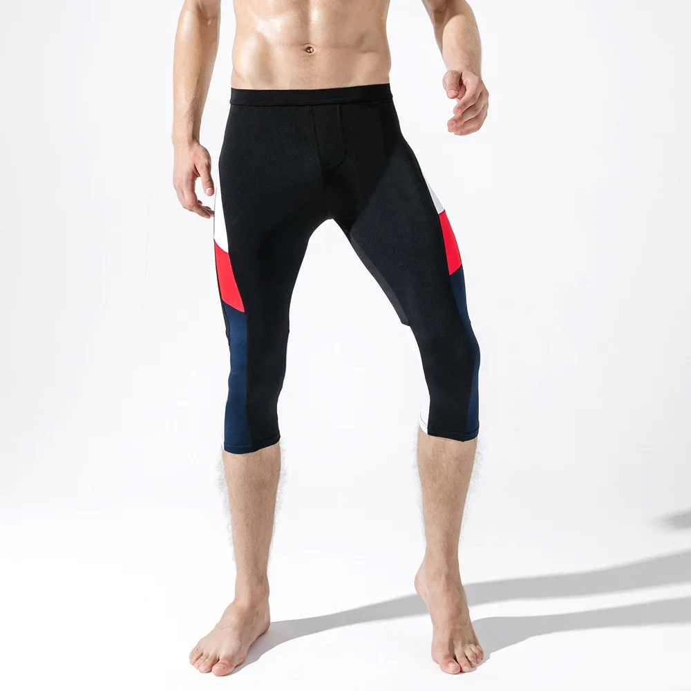 

Thin Quick-Dry Sports Tight Shorts Indoor Running Training Shorts Elasticity Base Training Capri Pants