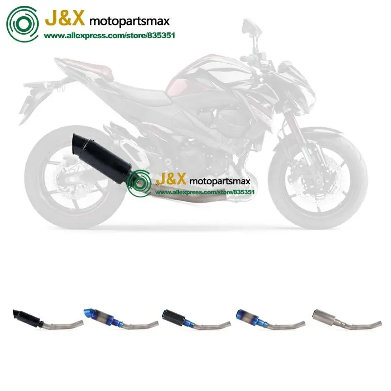 Полная система слипоны для kawasaki Z750 Z 750 мотоцикл глушитель Escape средняя