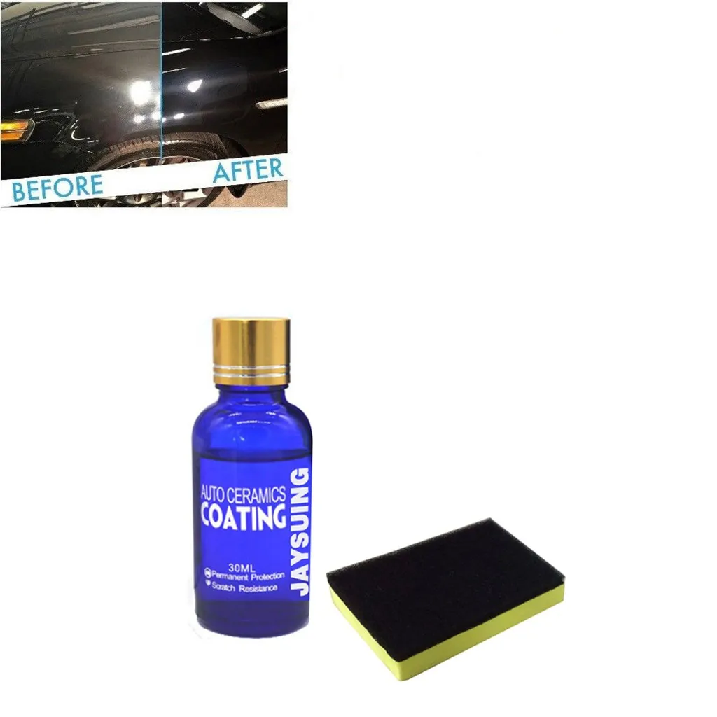 

9h Car Oxidation Liquid Ceramic Coat Super Hydrophobic Glass Coating Set Polysiloxane And Nano Materials Care Multicolor #N