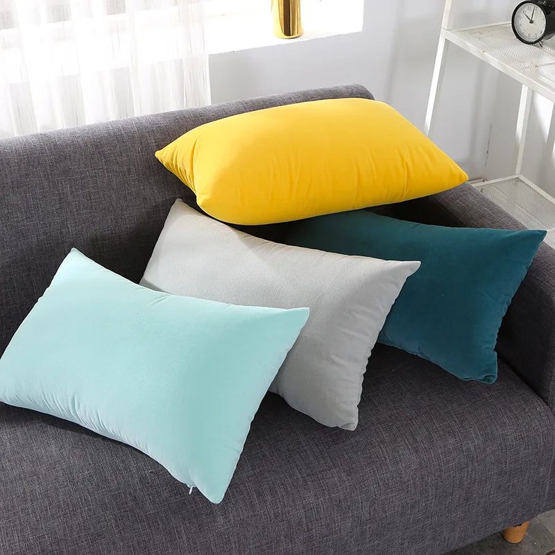 

Soft Square Cushion Cover Bedroom 18 * 18 Inch Sofa Throw Pillow Case Cover