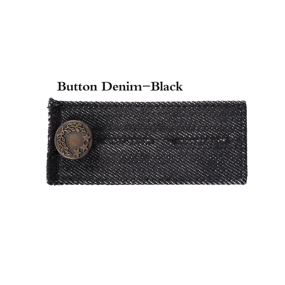 Button Denim-Black