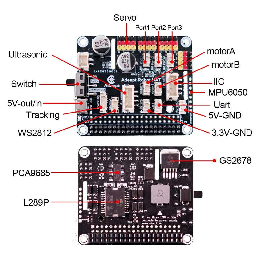 US $117.03 RaspClaws Hexapod Spider Robot Kit with OpenCV Target Tracking Video Transmission Crawling Robot for Raspberry Pi 3 Model BB