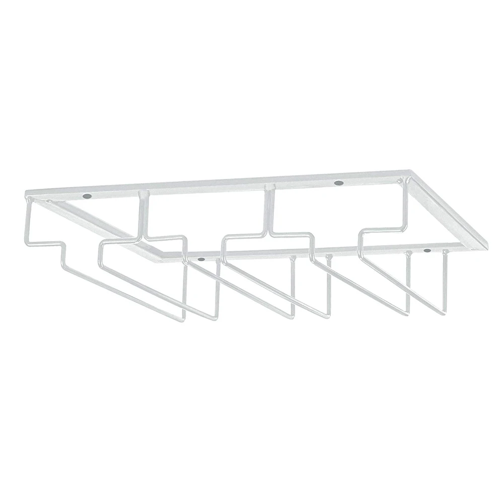 Cup Holder Wine Glasses Rack under Cabinet Stemware Rack Wine Glass Hanger 37