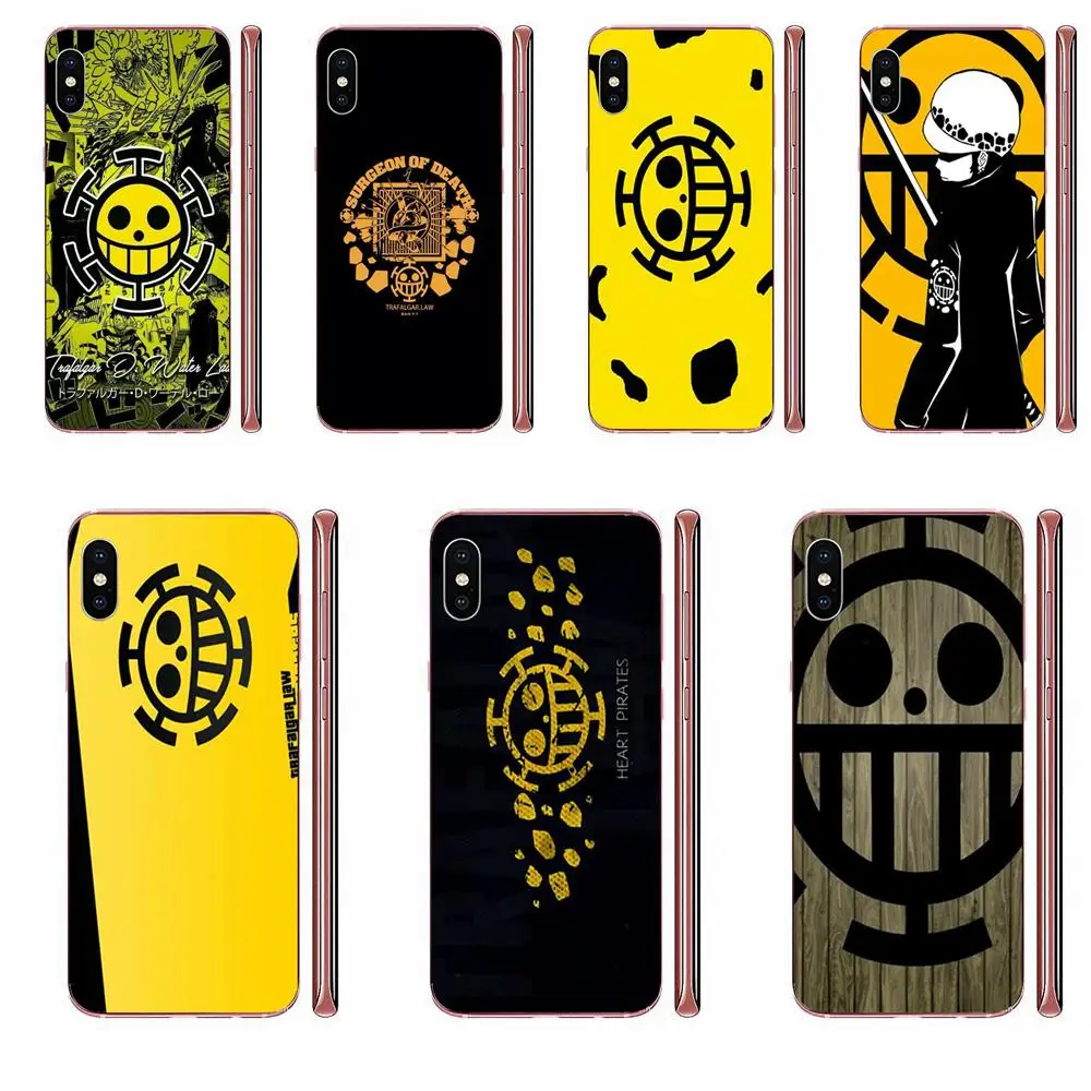 One Piece Trafalgar Law Pirate Flag For HTC Desire 530 626 628 630 816 820 830 A9 M7 M8 M9 M10 E9 U11 U12 Life Plus | Мобильные
