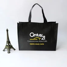 1000 шт/партия бежевые нетканые матерчатые хозяйственные сумки с золотой отделкой складные многоразовые нетканые рекламные сумки для выставки/подарков