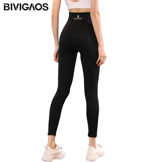 BIVIGAOS Body Shaper Flower Fat Burning Sleep Pants High Elastic Sport Fitness  Leggings Women Black Shaping Push Up Leggings - AliExpress