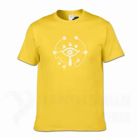 16 цветов, COS Zelda, футболка, Ledgend of Zelda, хлопковая Футболка с принтом глаз, Мужская футболка, футболка с коротким рукавом, летняя брендовая одежда