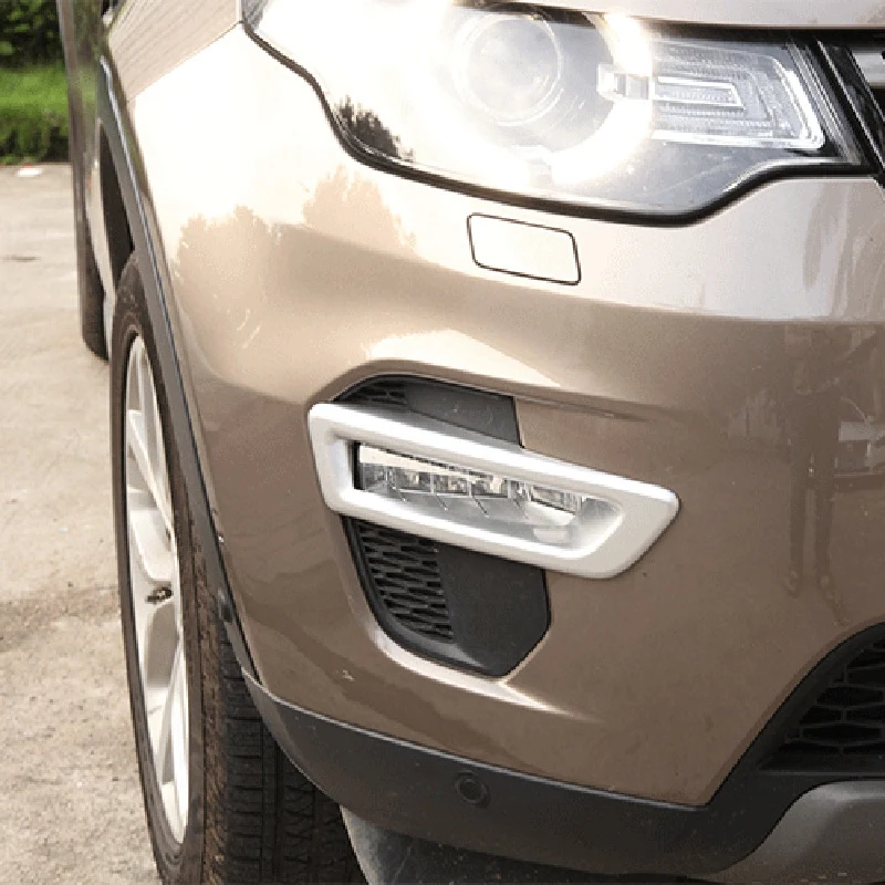 Для Land Rover Discovery Sport Abs Матовый передние противотуманные фары лампа светильник накладка 2 шт./компл