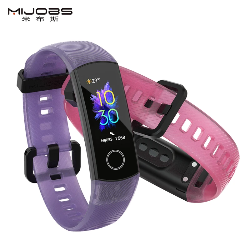 Colorful Translucent Silicone Wrist Strap Bracelet