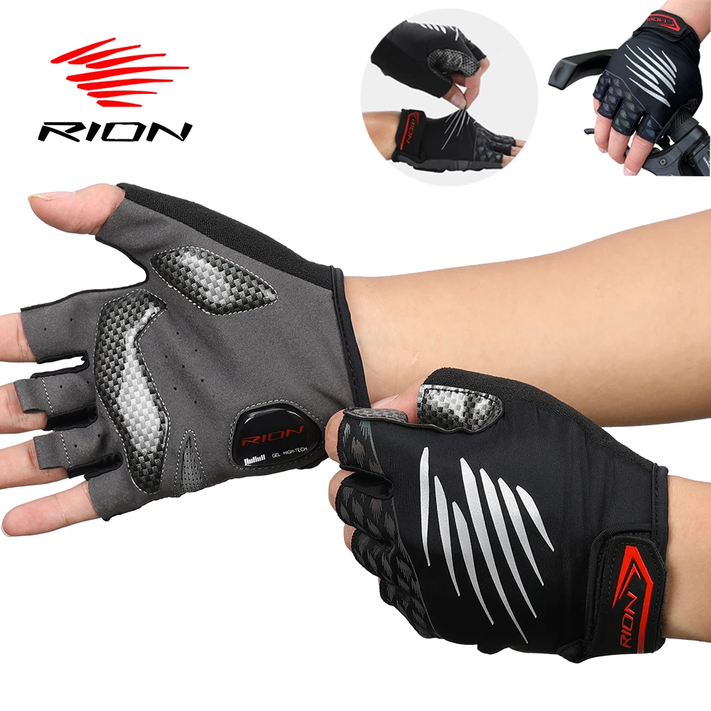 RION guantes mtb hombre guantes bicicleta verano guantes ciclismo gel cycling gloves accesorios para bicicletas|Guantes de - AliExpress