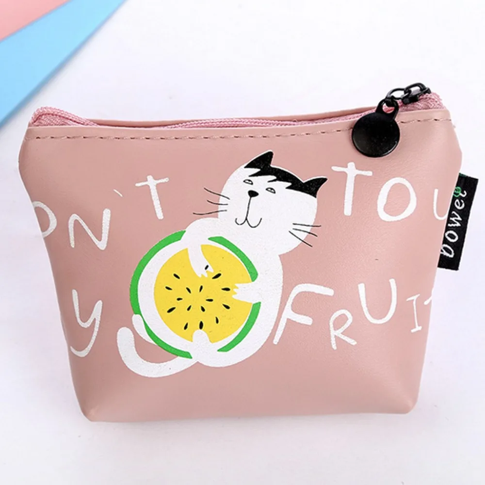 12x3x9 см Модный кошелек для монет, Дамский кошелек, милый кот, сумка для монет, кошелек, кошелек, Детская сумка на молнии, Прямая поставка Y12.9