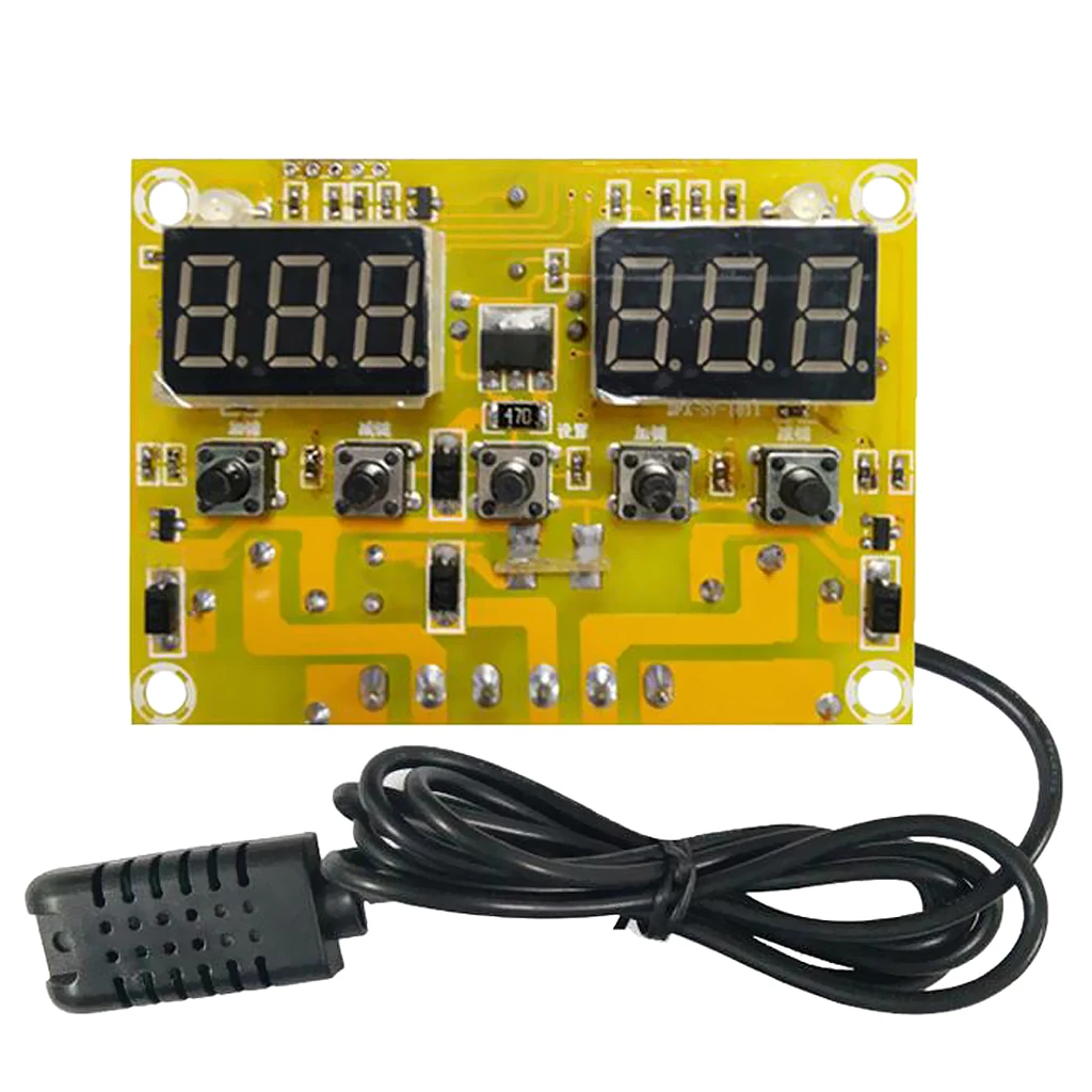 Intelligent Thermostat Switch Humidity Temperature Controller DC 12V Digital -20 ~ 80℃