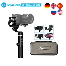 Feiyutech g6 plus 3 eixos cardan handheld estabilizador para smartphone gopro hero 7 6 5 sony rx0 samsung s8 800g carga útil feiyu g6p