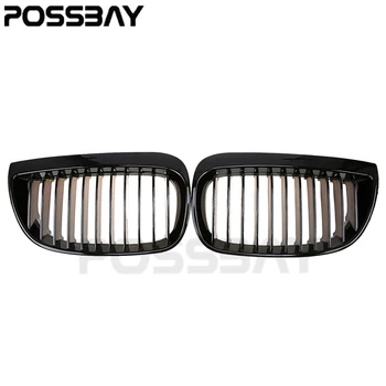 

POSSBAY POSSBAY -25% OFF For BMW 1-Series E81 3-door 2007-2011 Front Kidney Grilles Grills Glossy Black Car-styling
