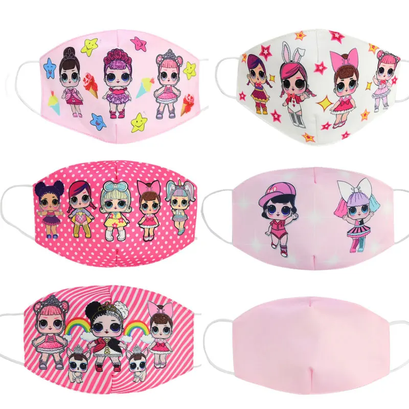 

Kids Anti Dust Face Mouth Mask Reusable Breathable Cotton Protective Children Girls Cartoon Cute PM2.5 Anti-Dust Mouth Face Mask
