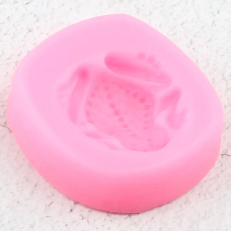 Маленькая лягушка жаба силиконовая форма для помадки шоколада украшения торта