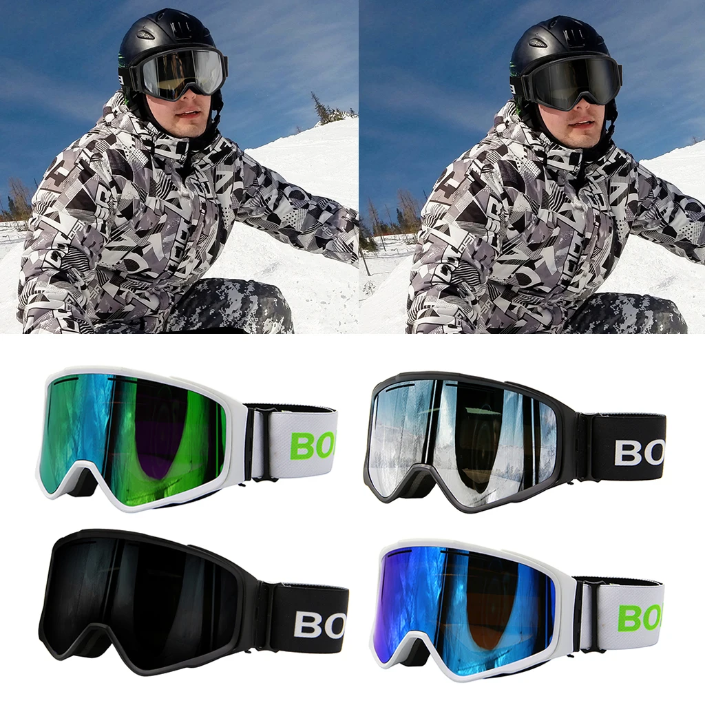 

Snow Ski Goggles Men Anti-fog Lens for Snowboard Snowmobile Motorcycle