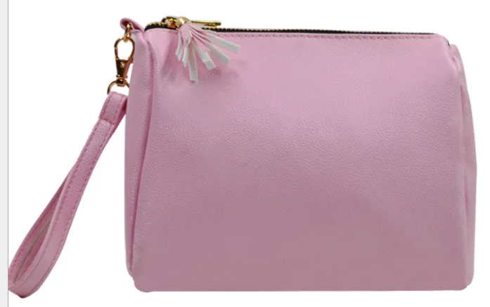 

2019 New Style Korean-style Large Capacity Hand Cosmetic Bag PU Leather Waterproof Multi-functional Cosmetic Bag