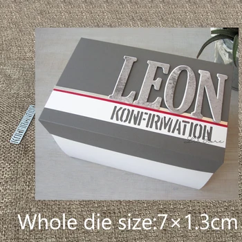 

XLDesign Craft Metal Cutting Die stencil mold German confirmation decoration scrapbook Album Paper Card Craft Embossing die cuts