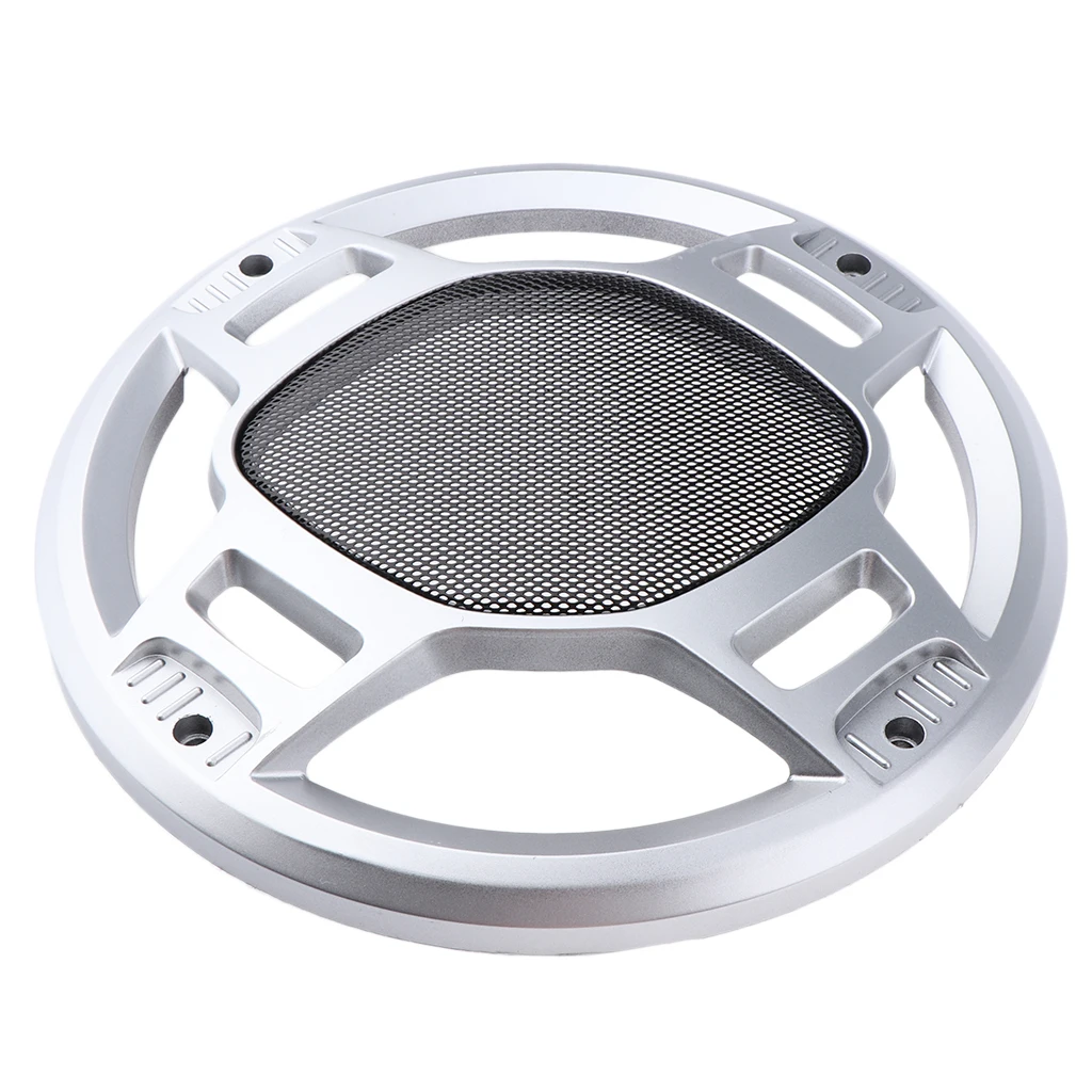 8 Inch Car Audio Speaker Cover Case Decorative Circle Metal Mesh Grille