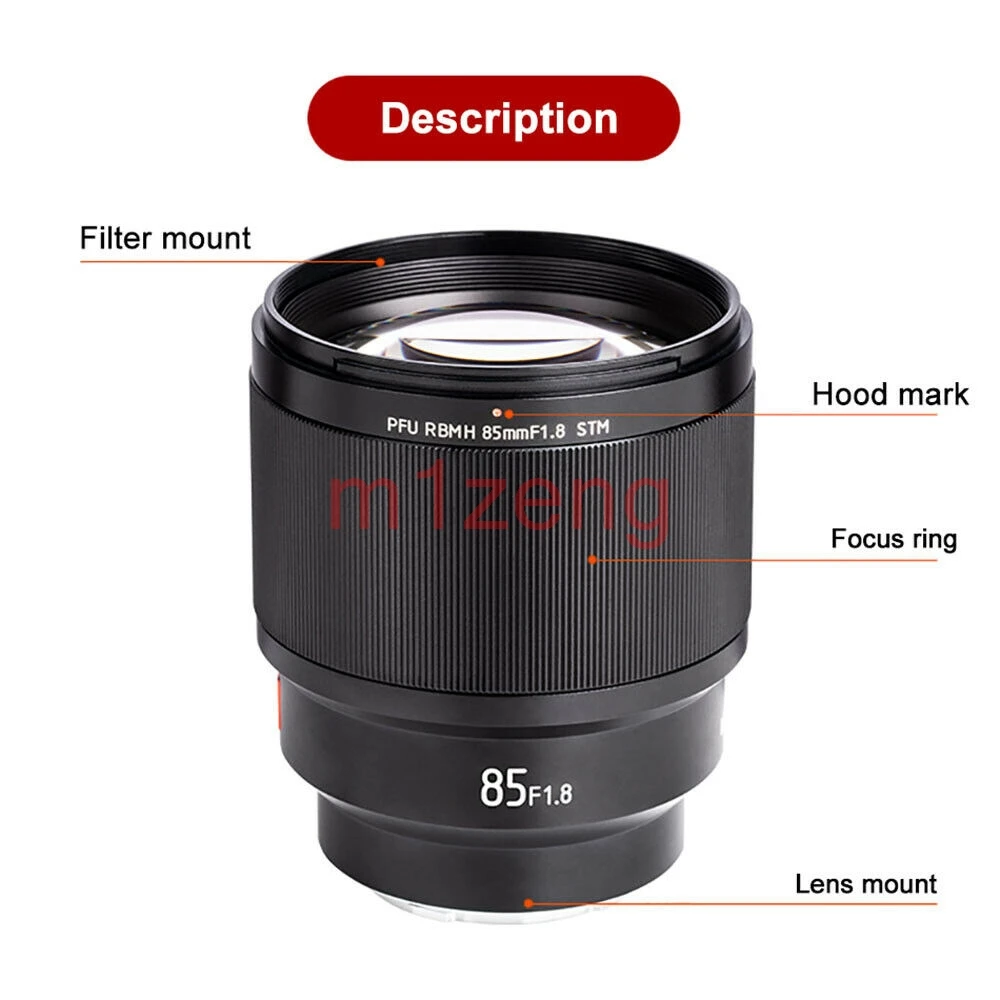 85mm F1.8 II stm Auto focus Prime portrait Lens