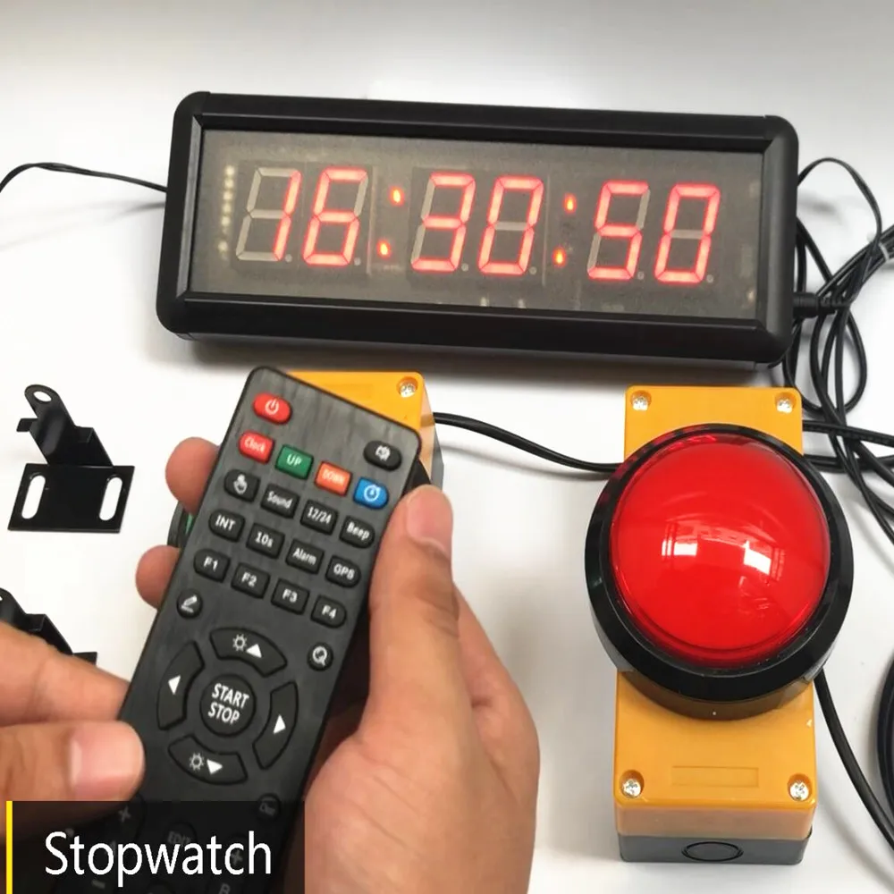 10CM-button-29cm-Led-Countdown-Clock-Stopwatch-reset-to-zero-Count-down ...