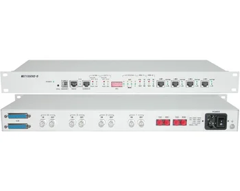 

MST155CV2-D Multi-service PDH Fiber Multiplexer 4E1 4ETH 2*V.35 2*SC port Single Mode Dual Core 20KM 1310nm AC power supply
