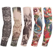 Солнцезащитный манжет нарукавник с татуировкой на открытом воздухе езда без рукавов мульти-может быть смешанная партия