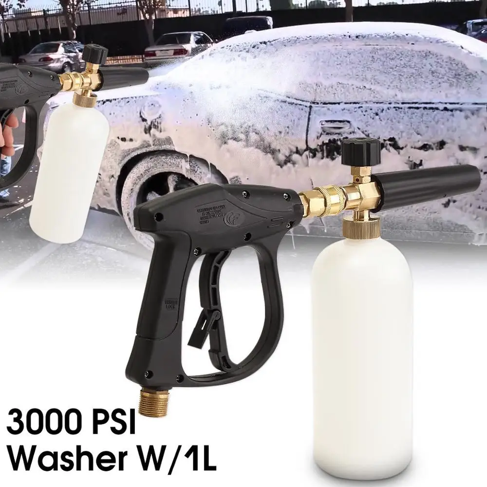 

1L 3000PSI high quality foam gun high pressure washer, snow foam spray gun accessories cleaning gun