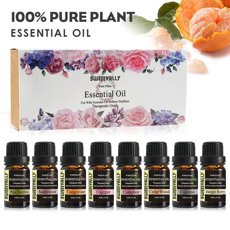 New 3 Style Essential Oil Set Yoga Exercise Antibacterial oil 10ml For Fragrance Lamp Air Freshening Aromatherapy |