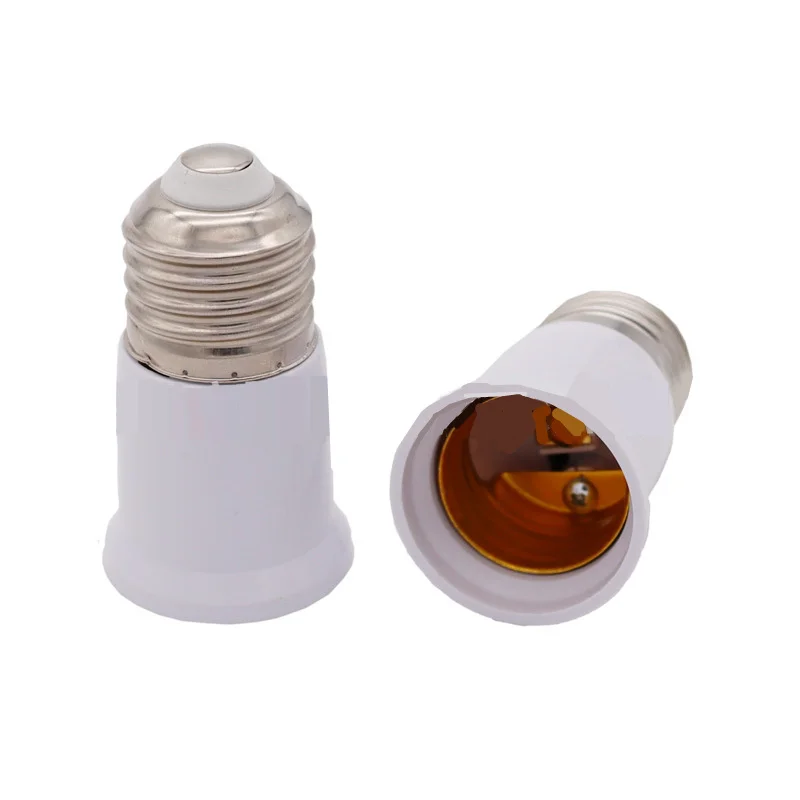 Hot new Led Lamp Bulb Base Conversion Holder Converter Socket Adapter E27 to E27 Fireproof Material For Home Light&Lighitng